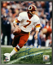 Load image into Gallery viewer, Joe Theismann Autographed Football Photo Washington Redskins Signed JSA NFL Holo