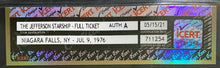 Load image into Gallery viewer, 1976 Jefferson Starship Concert Ticket Niagara Falls NY icert Authenticated