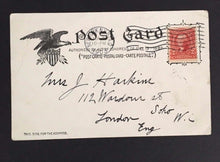 Load image into Gallery viewer, 1903 America's Cup Reliance Postcard Biggest Boat in America's Cup New York VTG