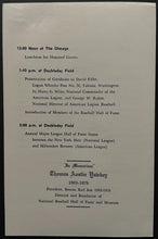 Load image into Gallery viewer, 1976 MLB Baseball Hall of Fame Induction Program + Game Ticket + Scorecard HOF