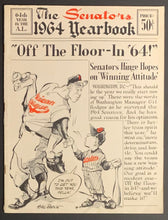 Load image into Gallery viewer, 1964 Vintage Original MLB Baseball Washington Senators Official Season Yearbook
