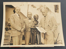 Load image into Gallery viewer, 1920's Cecil B. DeMille & Louis B. Mayer Film Icons DBL Wt. Photo Louvre Paris