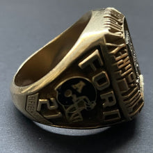 Load image into Gallery viewer, 1991 Darryl Ford 79th Grey Cup 10-Karat Gold RIng CFL Toronto Argos Diamonds VTG