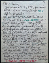 Load image into Gallery viewer, Original Letter 1970's Signed Autographed Comic Art Jim Jones The Beavers