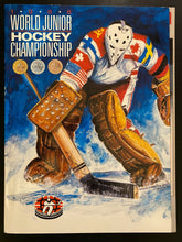 Load image into Gallery viewer, 1986 World Junior Hockey Championship Program Canada Russia Wins Gold