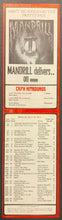 Load image into Gallery viewer, 1971 CKFH Radio Survey Record Chart Toronto Music Bee Gees The Raiders