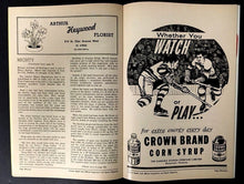 Load image into Gallery viewer, 1959 Maple Leaf Gardens New York Rangers Leafs VTG HKY Program Ron Stewart
