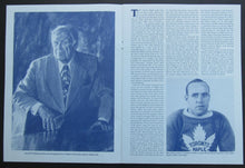 Load image into Gallery viewer, Rare 1977 Press Issued NHL's Toronto Maple Leafs 50th Anniversary Retrospective
