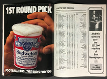 Load image into Gallery viewer, 1988 NFL Football Playoff Program Cleveland Stadium Browns vs Baltimore Colts