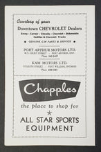 Load image into Gallery viewer, 1966 Fort William Minor Hockey League Program Lakehead Pro All Stars v Toronto