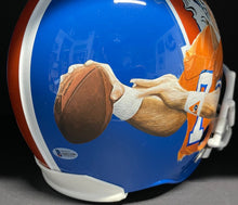 Load image into Gallery viewer, John Elway Signed Hand Painted Full Size NFL Football Broncos Helmet 1/1 Beckett