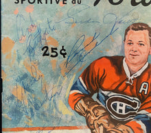 Load image into Gallery viewer, 1960 Montreal Forum NHL Hockey All Star Game Program Autographed x19 Signed JSA