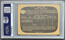 Load image into Gallery viewer, 1966 Topps #35 Bobby Orr Boston Bruins NHL Hockey Rookie Card PSA VG+ 3.5 Rare