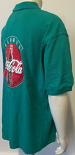 Load image into Gallery viewer, Maple Leaf Gardens Concessions Staff Shirt Coca Cola Logo Polo Toronto MLG
