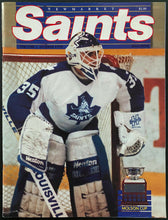 Load image into Gallery viewer, 1990 New Market Saints vs Rochester Americans Item Lot x4 Program Photo ++