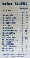 Load image into Gallery viewer, 1955 Maple Leaf Gardens NHL Program Toronto Maple Leafs vs Montreal Canadiens