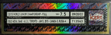Load image into Gallery viewer, 2015 World Jr. Championship Gold Medal Game Graded Ticket Canada v. Russia IIHF