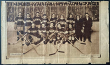 Load image into Gallery viewer, 1920's Montreal Canadiens Team Photo Weekend Newspaper Feature NHL Hockey VTG