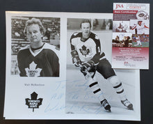 Load image into Gallery viewer, NHL Toronto Maple Leafs Walt McKechnie Autographed Photo - Torchy Schell JSA