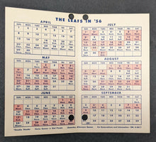 Load image into Gallery viewer, Toronto Maple Leaf Baseball Team Pocket Schedules 1952-1959 Vintage