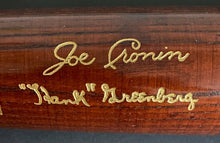 Load image into Gallery viewer, 1956 Hall of Fame Induction Bat Hank Greenberg Ltd Ed 178/500 MLB Baseball HOF