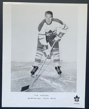 Load image into Gallery viewer, 1963-64 Team Issued Tim Horton Type 1 Photo Toronto Maple Leafs NHL Hockey LOA