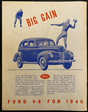 Load image into Gallery viewer, 1939 NFL Football Original Championship Game Program Green Bay Packers NY Giants