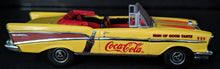 Load image into Gallery viewer, 1957 Coca Cola Chevrolet Bel Air Die Cast Metal Car Matchbox Collectibles 1:43
