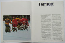 Load image into Gallery viewer, 1973 McDonald's Promotion Program Let's Play Better Hockey With Ken Dryden Book