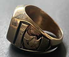 Load image into Gallery viewer, 1950+1952 Grey Cup Ring Rod Smylie Toronto Argonauts CFL Football 10K Gold VTG