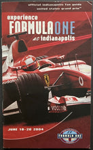 Load image into Gallery viewer, 2004 Indianapolis Speedway US Grand Prix Ticket + Program Michael Schmacher Wins