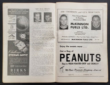 Load image into Gallery viewer, 1951 Maple Leafs Gardens NHL Program Toronto Maple Leafs vs NY Rangers Sid Smith