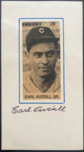 Load image into Gallery viewer, Earl Averill HOFer Signed Autographed Cut Vintage Baseball Cleveland Indians
