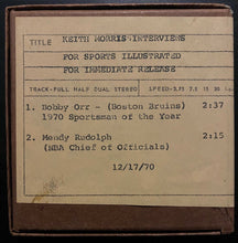 Load image into Gallery viewer, 1970 Sports Illustrated Reel Tape Featuring NHL's Bobby Orr NBA's Mendy Rudolph