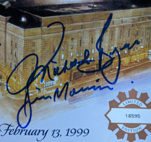 Load image into Gallery viewer, 1999 NHL Toronto Maple Leaf Gardens Autographed Final Game Program Signed x4