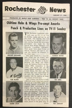 Load image into Gallery viewer, 1966 AHL Hockey Notes Rochester Americans News Maple Leaf Gardens Gordie Howe