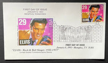 Load image into Gallery viewer, 1993 Elvis Presley U.S. Post Office Stamp First Day Cover 12 Different Cachets