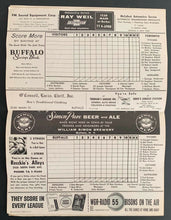 Load image into Gallery viewer, 1961 International League Baseball Program Toronto Maple Leafs vs Buffalo Bisons