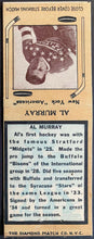 Load image into Gallery viewer, 1934-35 Al Murray New York Americans Diamond Match Book Cover NHL Hockey