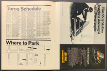 Load image into Gallery viewer, 1974 WHA Hockey Program Toronto Toros vs Houston Aeros Wayne Dillon 4 Goals Howe