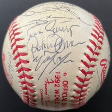 Load image into Gallery viewer, 1992 World Series Autographed Toronto Blue Jays Team Signed x30 Baseball LOA JSA