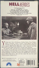 Load image into Gallery viewer, 1962 Hell Is For Heroes VHS + Sleeve Bob Newhart Autographed/ Signed Vintage