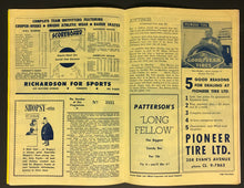 Load image into Gallery viewer, 1959 Maple Leaf Gardens NHL Hockey Program v Chicago Blackhawks George Armstrong