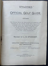 Load image into Gallery viewer, Rare 1895 Edition Spalding's Official Golf Guide USGA Sports Historical Vintage