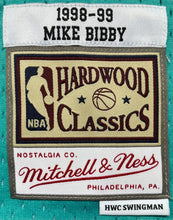 Load image into Gallery viewer, Mike Bibby 1998-99 Mitchell & Ness Hardwood Classics Vancouver Grizzlies Jersey