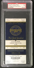 Load image into Gallery viewer, 2009 New York Yankees 1st Opener Yankee Stadium vs Indians Graded Ticket PSA 9