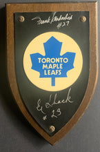Load image into Gallery viewer, Toronto Maple Leafs Wooden Plaque Autographed Signed Frank Mahovlich NHL JSA VTG