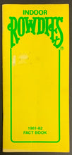 Load image into Gallery viewer, 1982 Tampa Bay Rowdies MISL Indoor Soccer Media Guide Vintage Sports Book