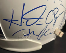 Load image into Gallery viewer, 2014 NFL Draft Multi Autographed Signed Helmet Evans Mack Manziel PSA Football