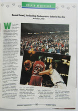 Load image into Gallery viewer, 1989-1990 NBA Minnesota Timberwolves Inaugural Season Yearbook + News Clippings